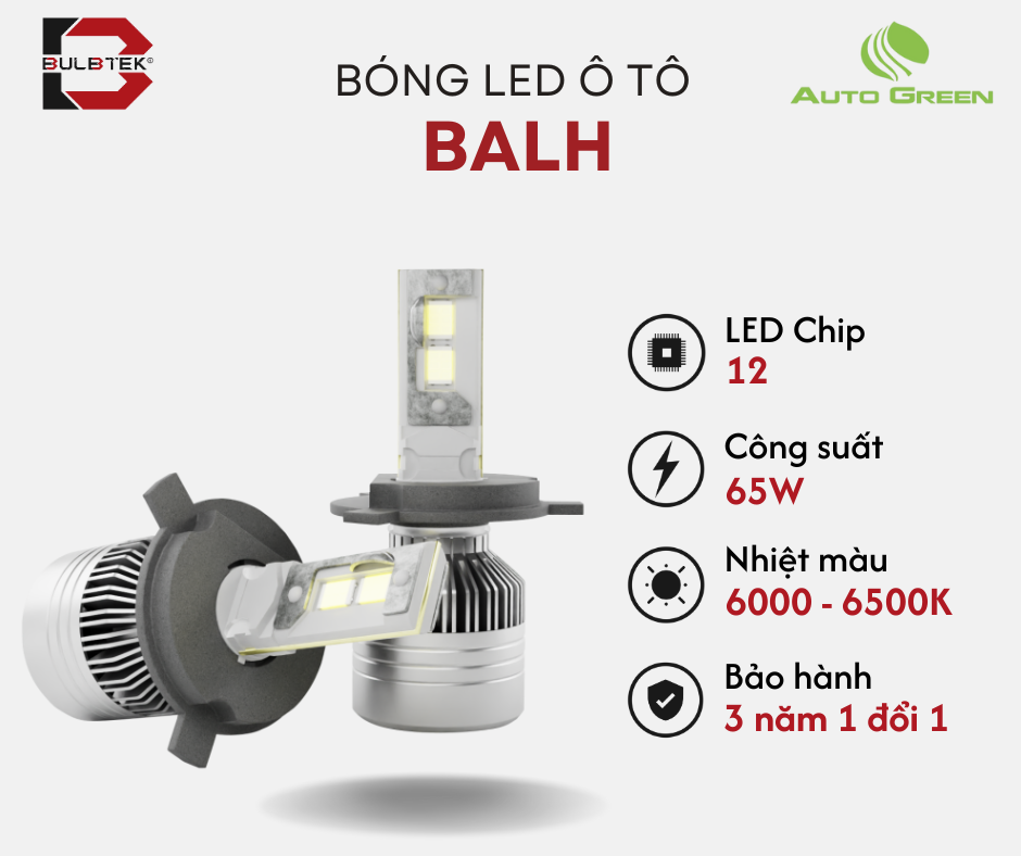 BÓNG LED Ô TÔ BALH BULBTEK